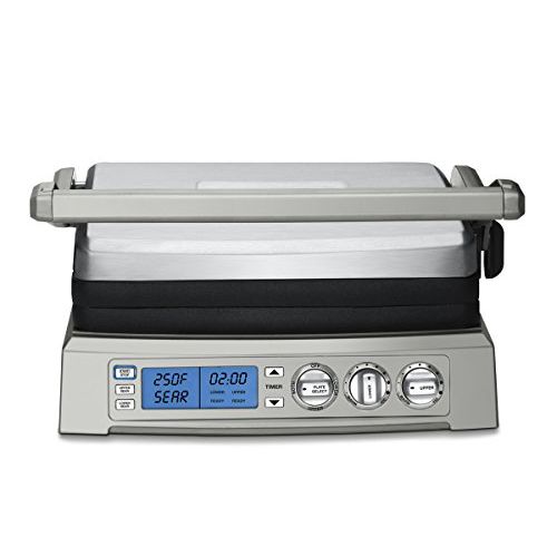  [아마존베스트]Cuisinart Griddler, Elite, Silver,GR-300WSP1