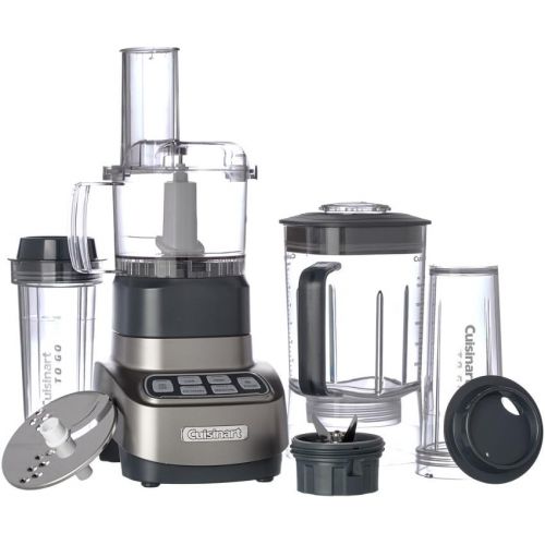  [아마존베스트]Cuisinart BFP-650GM Velocity Ultra Trio 1 HP Blender/Food Processor with Travel Cups, Gun Metal compact 9