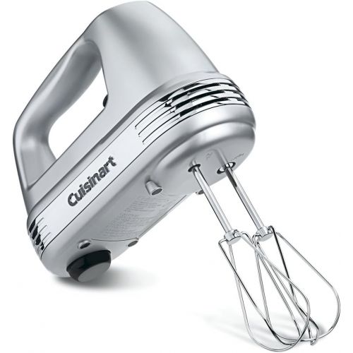  [아마존베스트]Cuisinart HM-90BCS Power Advantage Plus 9-Speed Handheld Mixer with Storage Case, Brushed Chrome