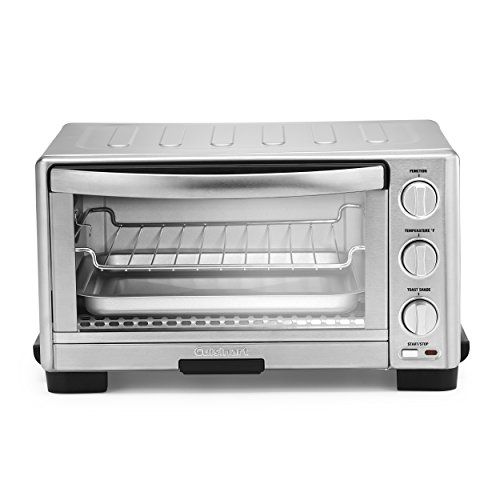  [아마존베스트]Cuisinart TOB-1010 Toaster Oven Broiler, 11.77 x 15.86 x 7.87, Silver