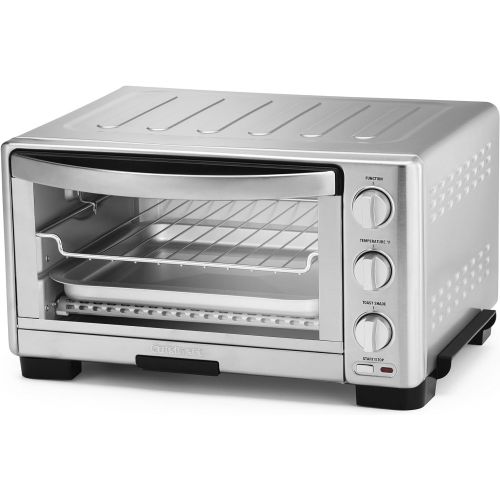  [아마존베스트]Cuisinart TOB-1010 Toaster Oven Broiler, 11.77 x 15.86 x 7.87, Silver