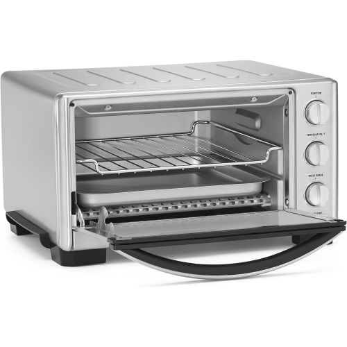  [아마존베스트]Cuisinart TOB-1010 Toaster Oven Broiler, 11.77 x 15.86 x 7.87, Silver