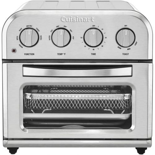 [아마존베스트]Cuisinart TOA-28 Compact Toaster Oven Airfryer, Silver