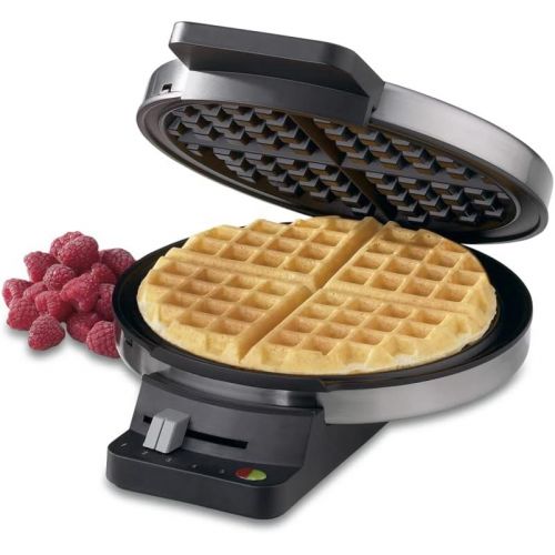  [아마존베스트]Cuisinart WMR-CA Round Classic Waffle Maker, Silver, 1