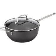 [아마존베스트]Cuisinart Chefs Classic Nonstick Hard-Anodized 4-Quart Chefs Pan with Helper Handle and Glass Cover