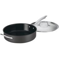 [아마존베스트]Cuisinart GG33-30H GreenGourmet Hard-Anodized Nonstick 5-1/2-Quart Saute Pan with Helper Handle and Cover