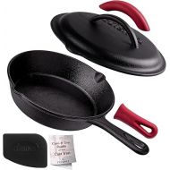 Cuisinel Cast Iron Skillet with Lid - 8