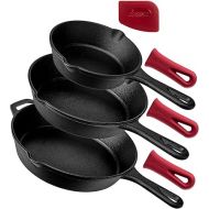 Cuisinel Cast Iron Skillets Set - 3-Piece: 6