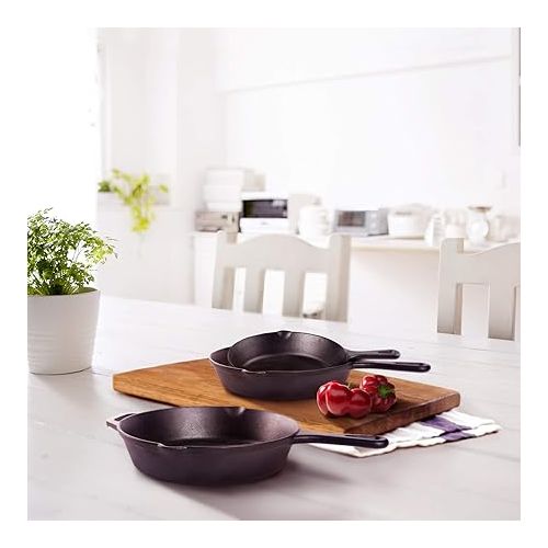  Cuisinel Cast Iron Skillets Set - 3-Piece: 6