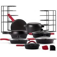 Cuisinel Cast Iron 23-Pc Cookware Set - 8