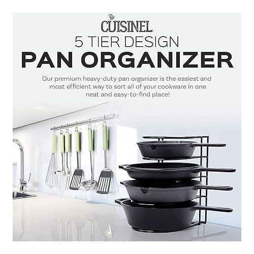  Cuisinel Heavy Duty Pan Organizer - 12.2