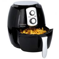 Cuisinier Deluxe Cuisinier Heissluftfriteuse Heissluftfritteuse 3,6L, Steel, Schwarz/Silber