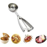 Cuisinox Stainless Steel Ice Cream Scoop with Spring Trigger, Size #20 (3.20 TBS)