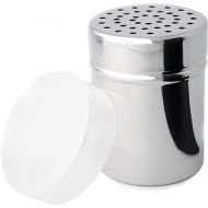CUISINOX Small Spice and Salt Shaker Stainless Steel Dredges with Lid, Large Hole