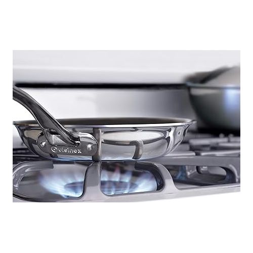  Cuisinox Super-Elite Stainless Steel Non-Stick Omelette Frying Pan with Induction Base, 8