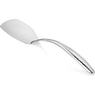 Cuisinox Stainless Steel Spatula for Cooking and Serving, Hand Hammered 14