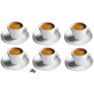 CUISINOX Cusinox White Porcelain Espresso Cup Sets for Espresso Coffee, 2 Oz