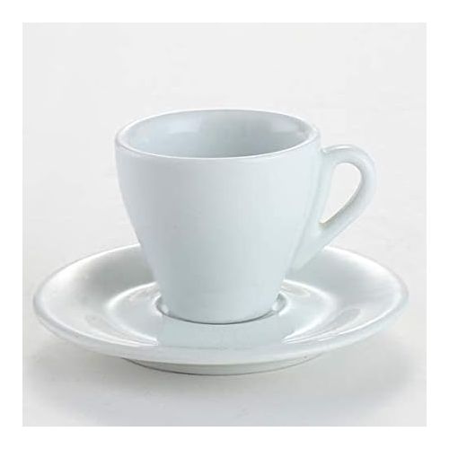  CUISINOX Cusinox White Porcelain Espresso Cup Sets for Espresso Coffee, 2 Oz