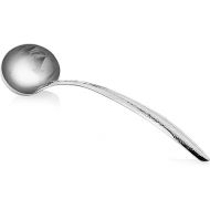 Cuisinox Stainless Steel Ladle Spoon for Soup and Serving, Hand Hammered, 14