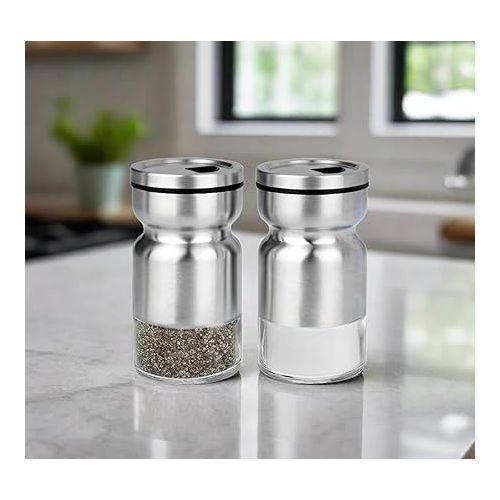  Cuisinox Stainless Steel Salt And Pepper Shakers Set, 4