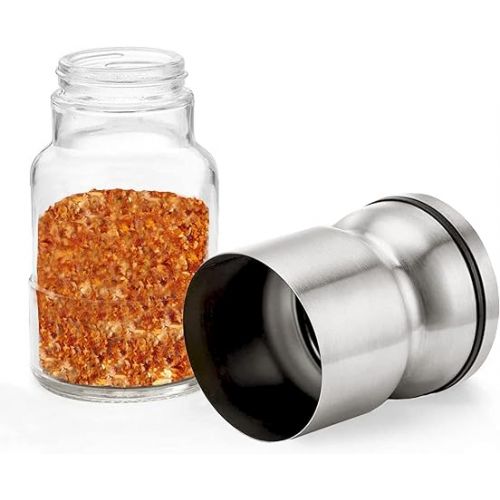  Cuisinox Stainless Steel Salt And Pepper Shakers Set, 4