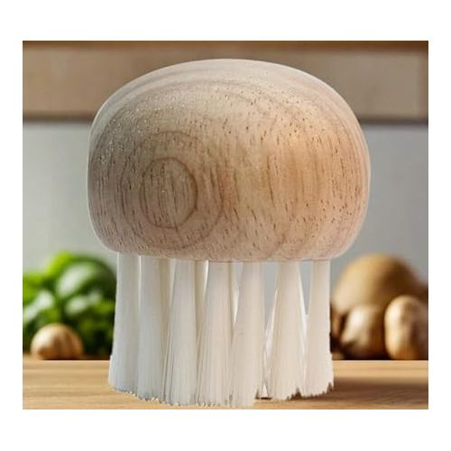  Cuisinox Mushroom Brush with Wooden Top