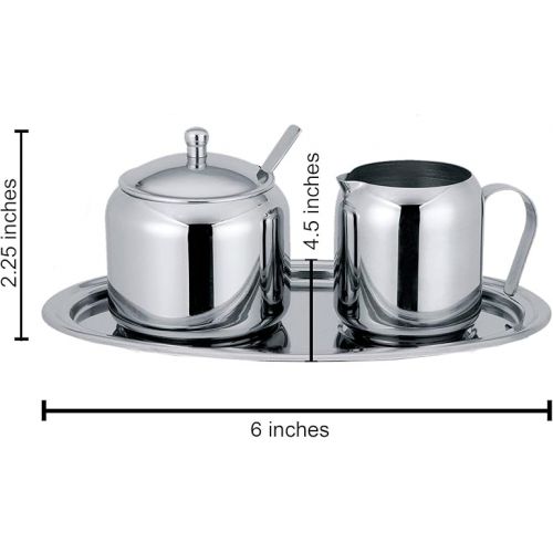  CUISINOX Stainless Steel Cream and Sugar, 5-Piece Set