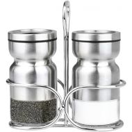 Cuisinox Stainless Steel Salt & Pepper Shakers Set, with Caddy, 4