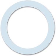 Cuisinox Silicone Replacement Gasket for Stovetop Espresso Maker Moka Pots, 10-Cup, 85mm, White