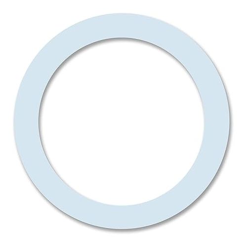  Cuisinox Silicone Replacement Gasket for Stovetop Espresso Maker Moka Pots, 10-Cup, 85mm, White