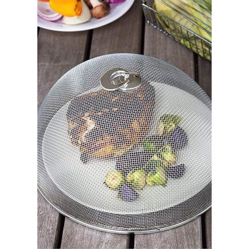  Cuisinox Stainless Steel Mesh Food Cover Dome for BBQ, Picnics and Outdoor Entertaining, Round 12