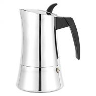 Cuisinox Capri 4 Cup Stainless Steel Espresso Coffee Maker Induction Moka Pot