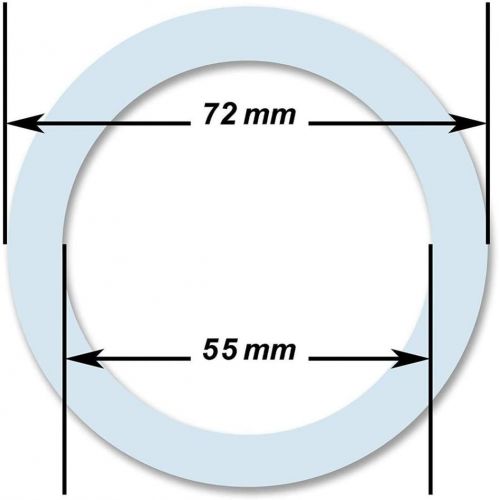  Cuisinox Silicone Gaskets for 6 Cup Espresso Makers, White