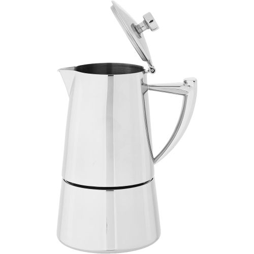  Cuisinox Roma 4-cup Stainless Steel Stovetop Moka Espresso Maker