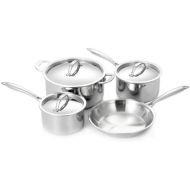 Cuisinox 7 Piece 1810 Stainless Steel Super Elite Cookware Set Tri-Ply Bonded Dishwasher Safe