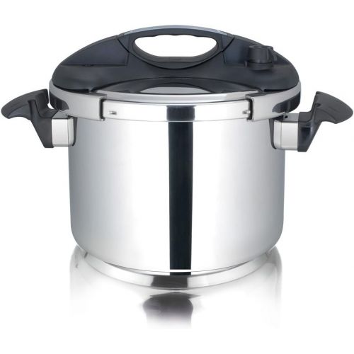  Cuisinox POT-E10 Deluxe Pressure Cooker, 10.0-Liter