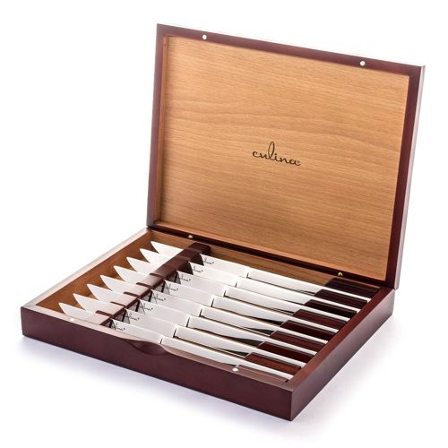  Culina Steak Knife Collection 8 pcs in Wooden Box