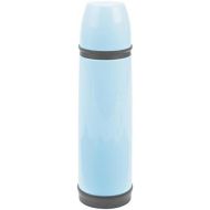 Culinario Thermoflasche mit Trinkbecher, aus Edelstahl/Kunststoff, doppelwandig, trendiges Design, ca. 0,5 Liter, in blau