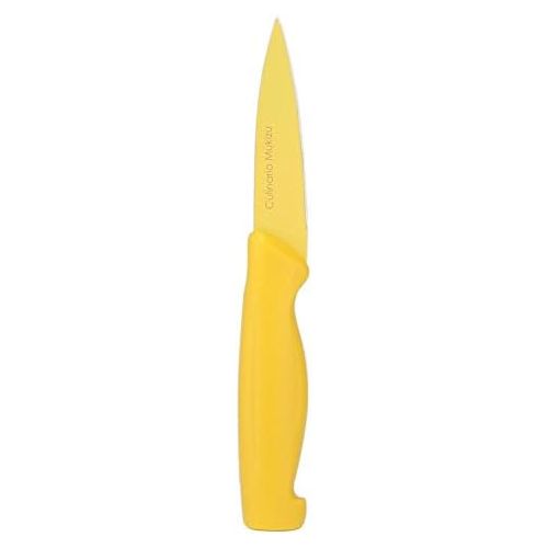  [아마존베스트]Culinario MUKIZU Paring Knife, Yellow, with Anti-Bacterial Hygienic Protection