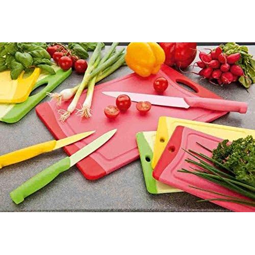  [아마존베스트]Culinario MUKIZU Paring Knife, Yellow, with Anti-Bacterial Hygienic Protection