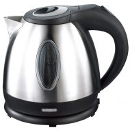 Culinary Edge 1.2 L Electric Cordless Stainless Steel Fast Water Kettle, Black