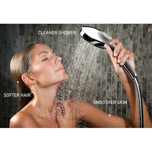  Culligan S-H200-C Brushed Chrome Finish Hand-Held Filtered Showerhead with Magnetic Base