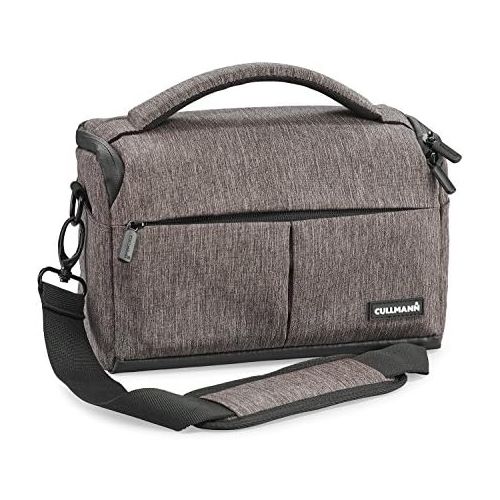  Cullmann 90371 Malaga Maxima 70 Brown Camera case Bag for Small CSC DSLR Camera Camcorder Equipment Water-Repellent Rip-Stop Polyester with PU Coating Padded Carry Strap Inner divi