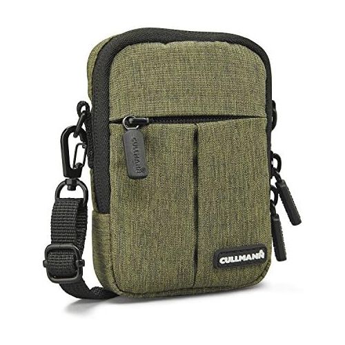  Cullmann 90204 Malaga Compact 200 Green Camera case Bag for Compact Camera Water-Repellent Rip-Stop Polyester with PU Coating Carry Strap with snap Hook Front Bag Inner Pocket Belt