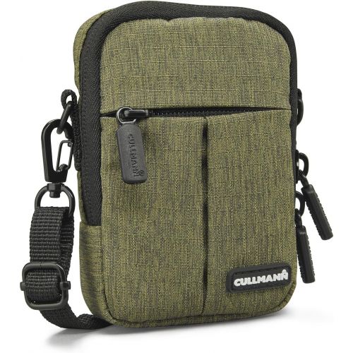  Cullmann 90204 Malaga Compact 200 Green Camera case Bag for Compact Camera Water-Repellent Rip-Stop Polyester with PU Coating Carry Strap with snap Hook Front Bag Inner Pocket Belt