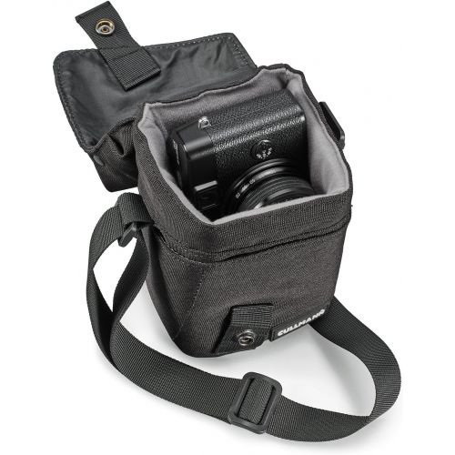  Cullmann MADRID TWO Vario 200 black Camera bag with shoulder strap for CSC cameras e.g. Canon Powershot G1 X Mark II (up to G3 X) EOS M10, Fuji X100T, Leica X-E, Nikon Coolpix P780