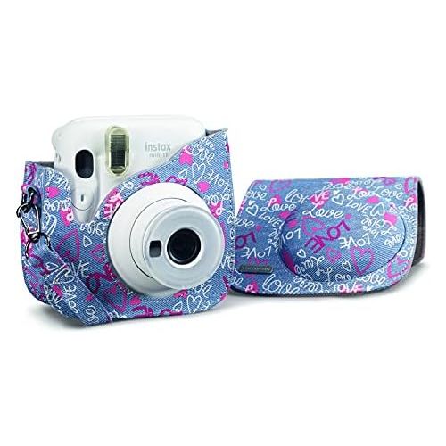  CULLMANN - 98865 - Rio Fit 110 Camera Bag for Fuji Instax Mini 11, Love Design