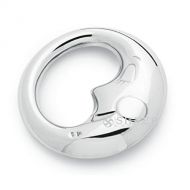 [아마존베스트]Krysaliis Sterling Silver Baby Rattle, Moon