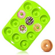 Silicone Donut Pan, Silicone Donut Molds for baking, Mini Donut Silicone Mold Heat Resistant, Mini Silicone Baking Mold for baking delicious donuts, Non-stick Bottom, Easy to Clean