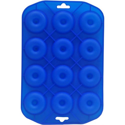  Cupidove Silicone Donut Pans, Mini Silicone Baking Molds Donut Pans for Baking Tasty Donuts, Bagels, Cakecups and More